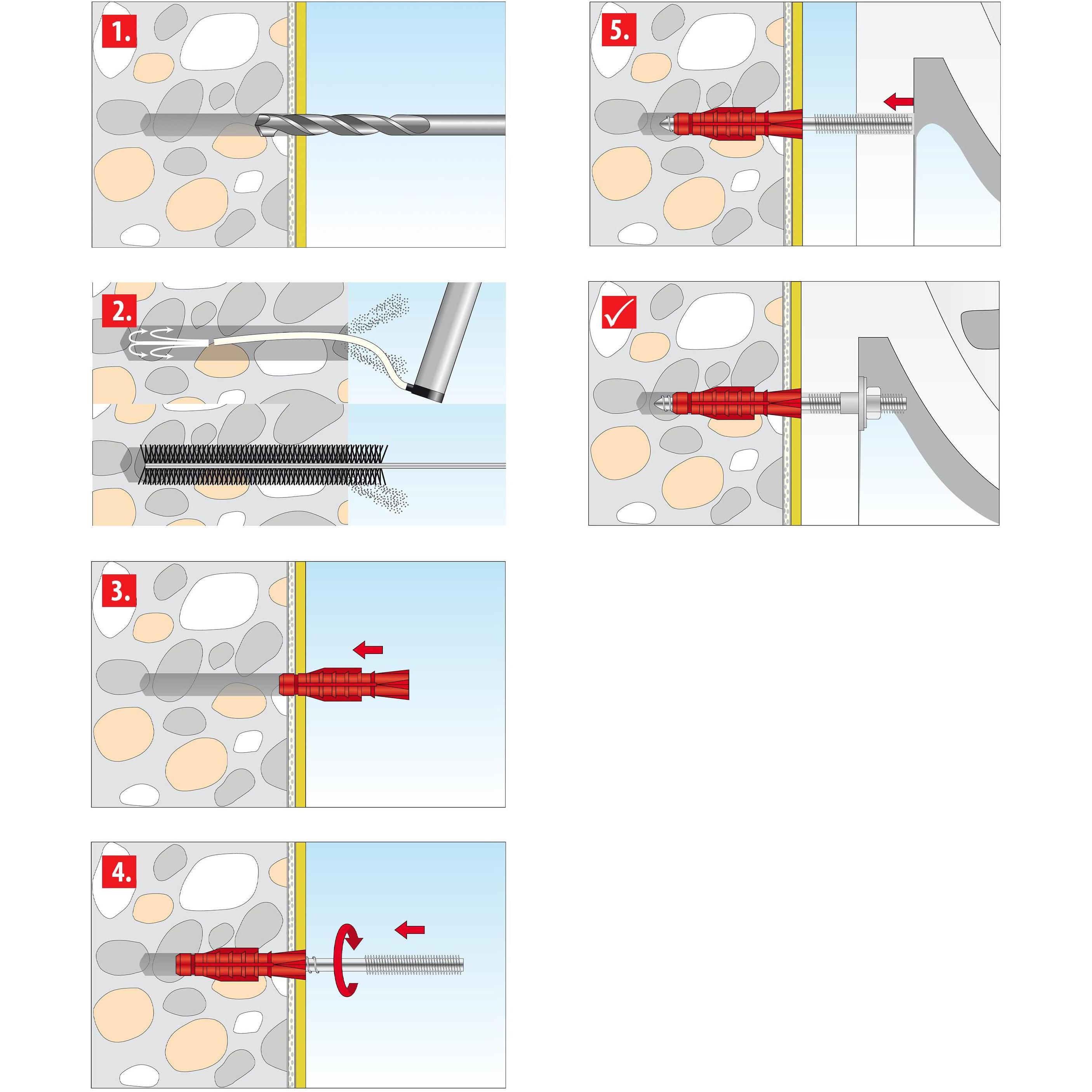 Thumbnail - Tox, Dübel, Waschtischbefestigung Oase (20 Stk.)