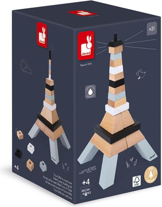 Actual product image Janod Construcion set Eiffel Tower