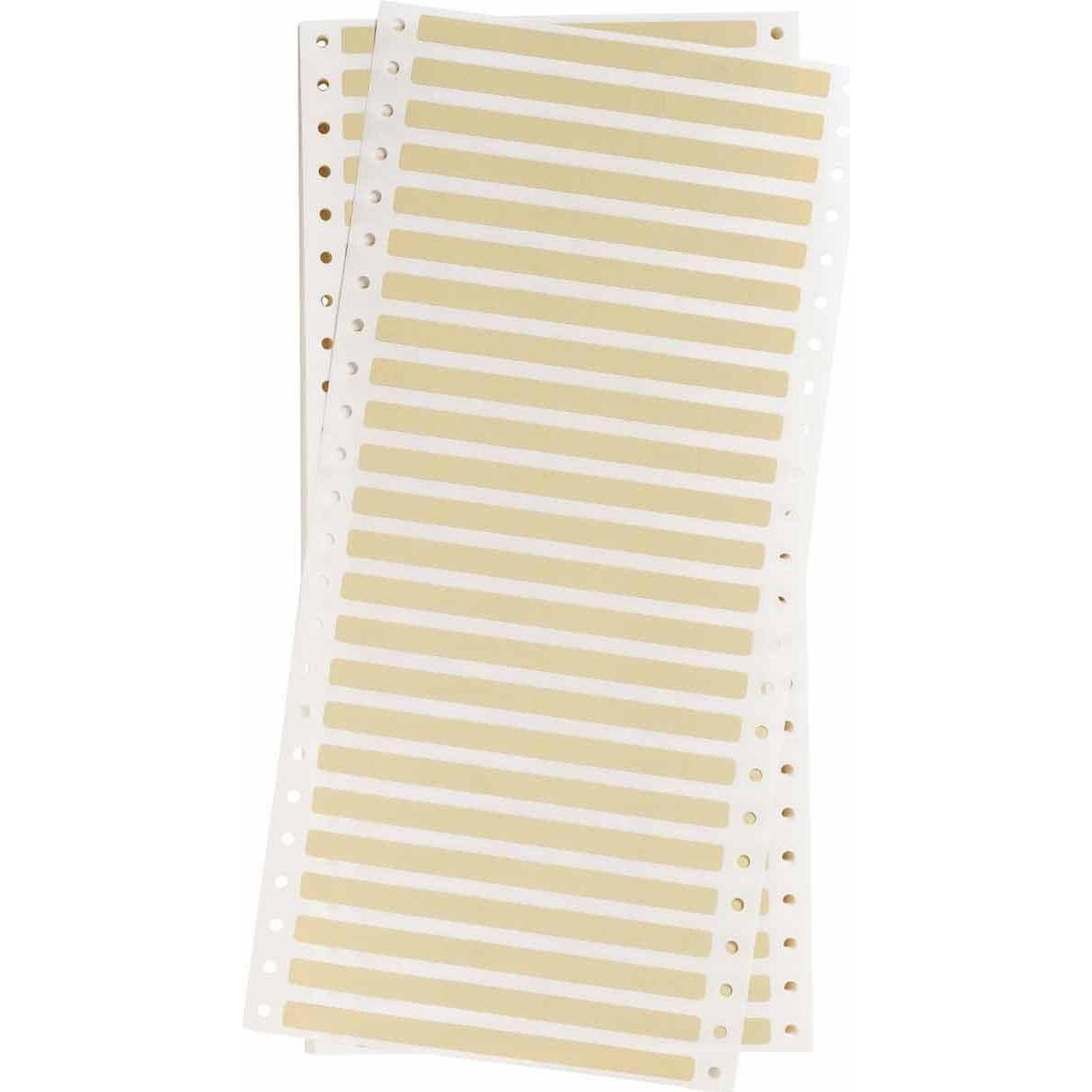 Brady DAT-106-652-10, Polyimid, matt, Beige, 7,62 x 7,62mm, dauerhaft klebend, 16-bahnig, für Nade (DAT-106-652-10)