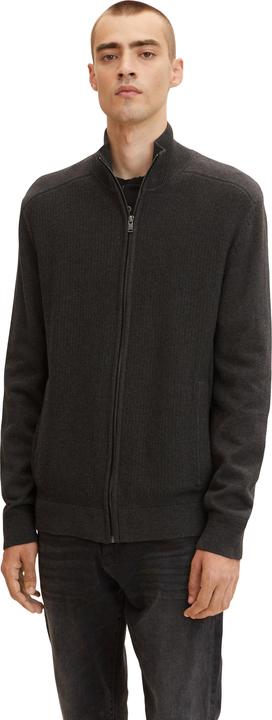 Actual product image Tom Tailor Jacke Strickjacke mit Stehkragen und seitlichen Eingrifftaschen (S)