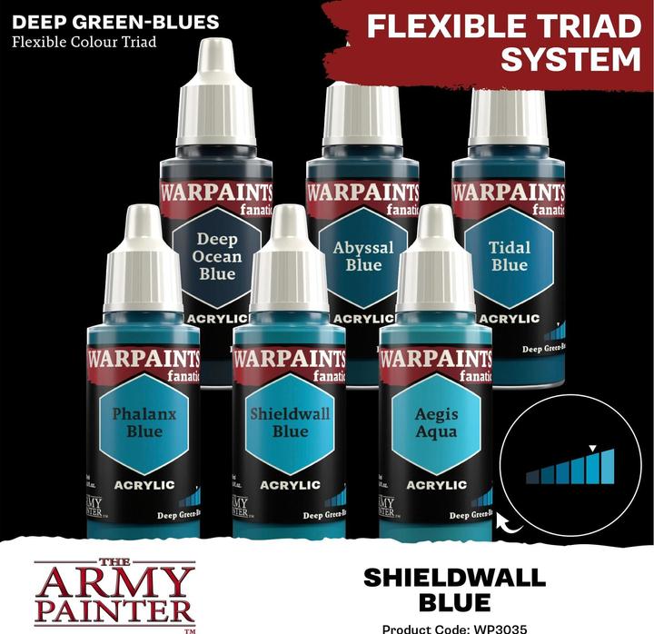 Actual product image The Army Painter Colour Warpaints Fanatic: Shieldwall Blue 18 ml