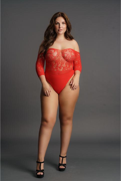 Produktbild Le Désir Crotchless Rhinestone Teddy