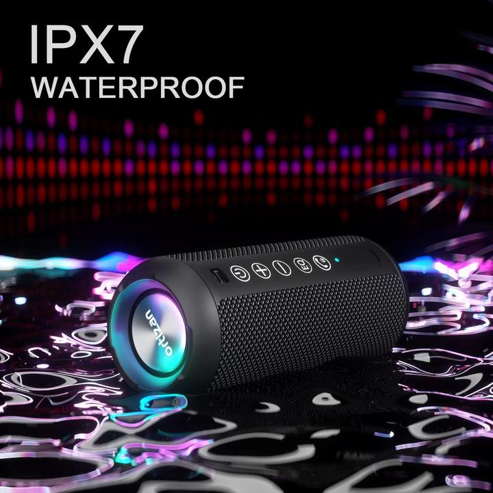 Produktbild Ortizan Bluetooth Lautsprecher wasserdicht mit Bass Boost und TWS (30 h)