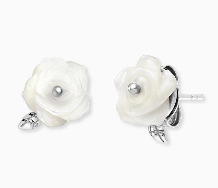 Immagine prodotto Engelsrufer Orecchino rosa (Argento 925, Pietra colorata)