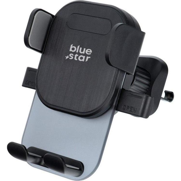 Blue Star Premier Stylus Blue Star BLUE STAR car holder for air vent AUTO LOCK X2 black, Supporto per smartphone, Nero