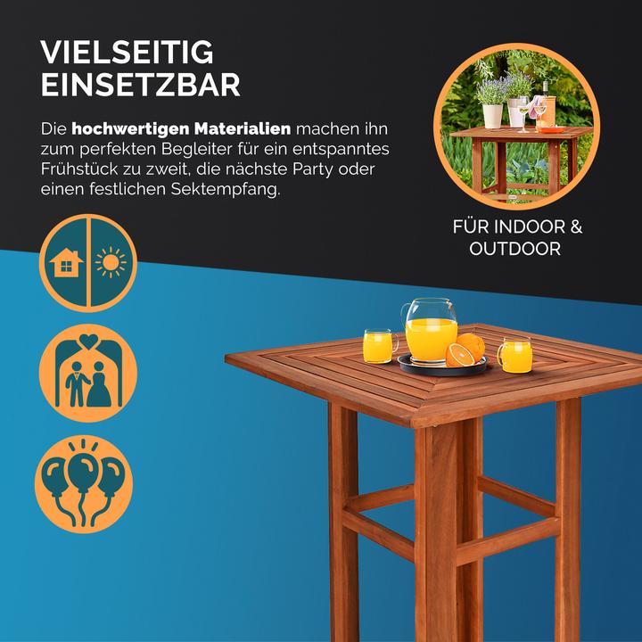 Produktbild Deuba Stehtisch (75 x 75 x 110 cm)