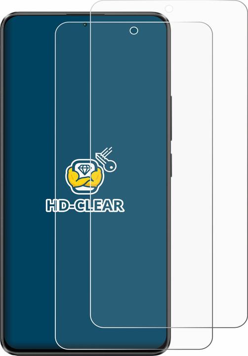 Actual product image BROTECT Screen Protector Clear (2 Piece, Xiaomi Poco X6)