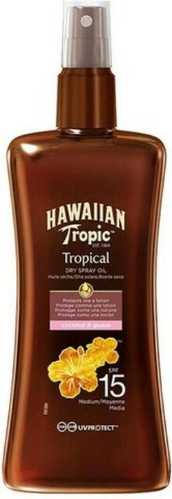 Hawaiian Tropic Dry Spray Oil SPF 15 (Sonnenöl, SPF 15, 200 ml)