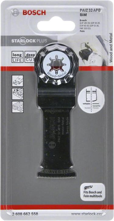 Productafbeelding Bosch Professional Zubehör PRO PAIZ 32 APB mes voor multifunctioneel gereedschap, 32 x 60 mm