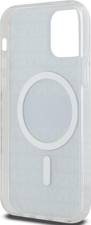 Actual product image DKNY PC/TPU Repeat Pattern Tonal Stripe Magsafe Case for iPhone 12/12 Pro Black (Apple iPhone 12 Pro)