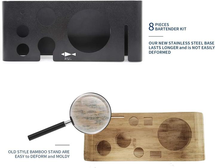 Image du produit Skyfish Set d'accessoires de bar 8 pièces (Set de cocktail)