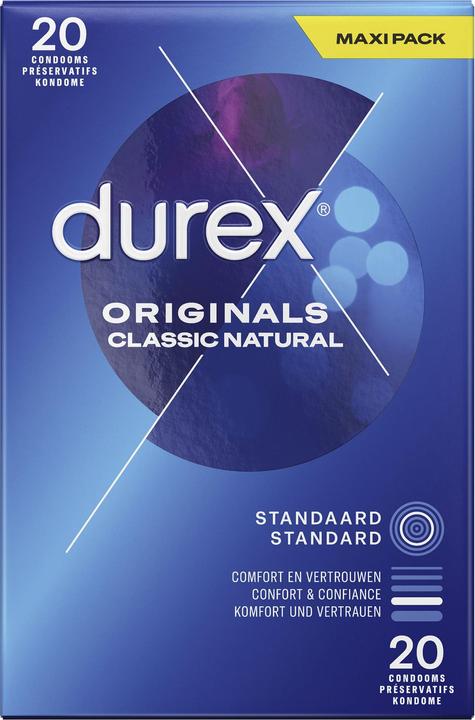 Actual product image Durex Classic Natural (20 pcs.)
