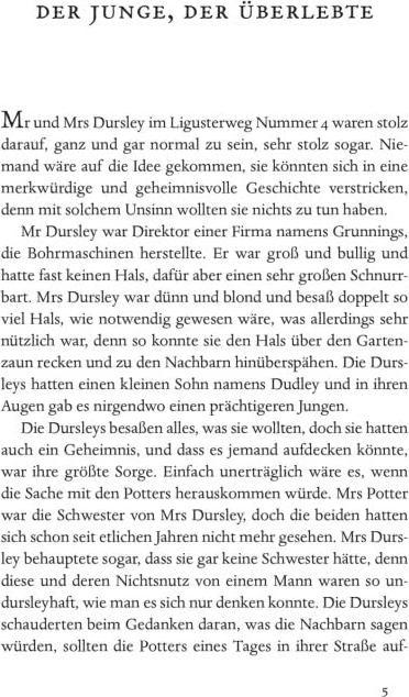 Produktbild Harry Potter und der Stein der Weisen (Harry Potter 1) (Deutsch, J.K. Rowling, Klaus Fritz, 2026)