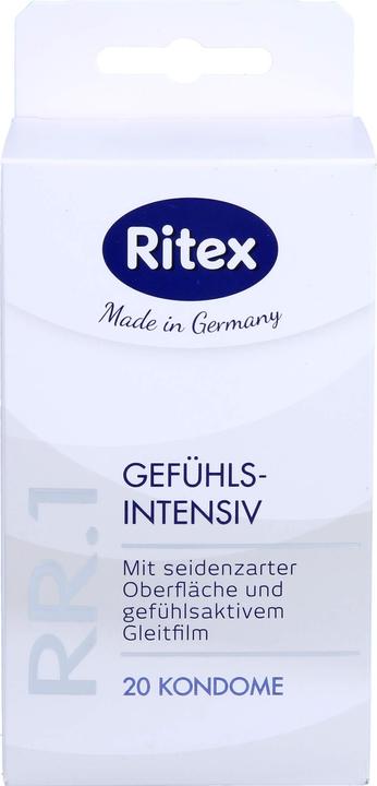 Ritex RR.1» Gefühlsintensiv, 20 Kondome für ein 100% natürliches Gefühlserlebnis (20 Stk.)