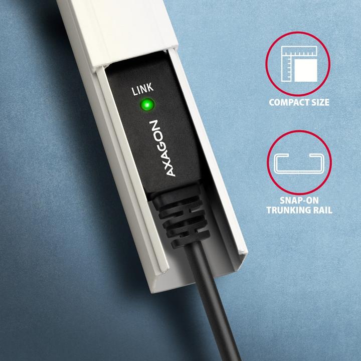 Produktbild Axagon ADR-215B aktives USB 2.0 Verbindungskabel, USB-A auf USB-B - 20m (20 m, USB 2.0)