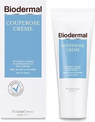 Produktbild Bioderma Biodermal Couperose Day Cream - Prevents Visibility Rosacea - 30ml (Körpercreme, 30 ml)