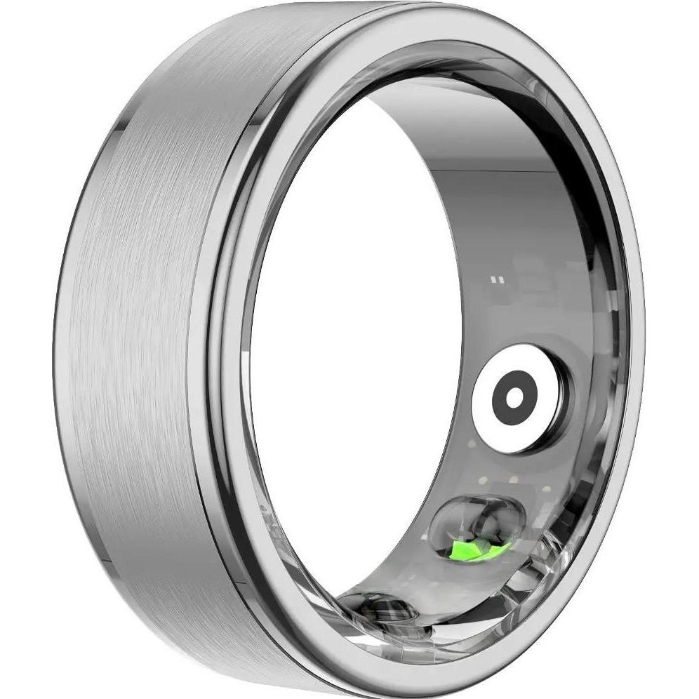 iGet Smart Ring R1 Silver vel. 12 (12, Silver) (R1 Silver 12)