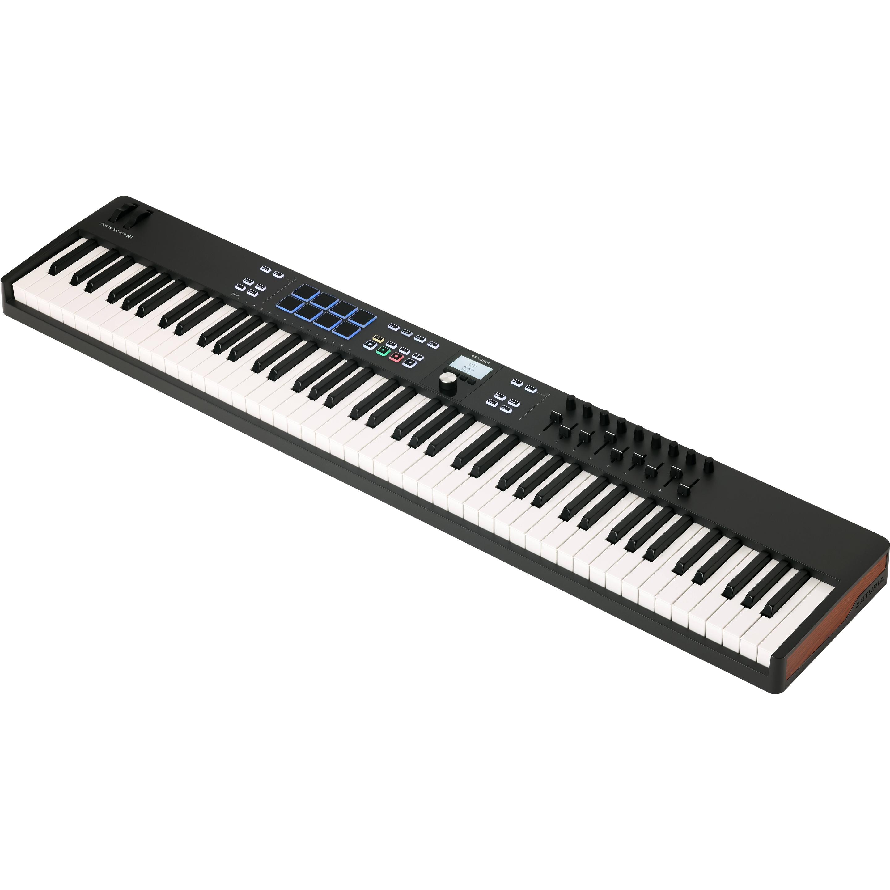 Thumbnail - Arturia KeyLab Essential 88 mk3 Black (Keyboard), MIDI Controller, Schwarz