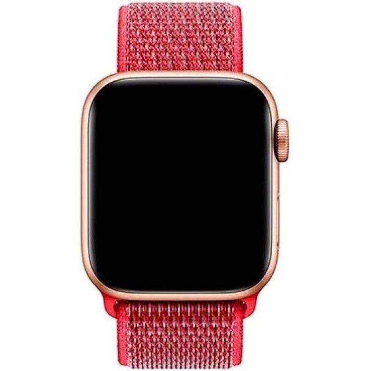Thumbnail - Devia Sport Loop Rot 384041 mm (38 mm, 41 mm, 40 mm, Fabric, Nylon, Apple Watch Series 1, Apple Watch Series 7, Apple Wa...