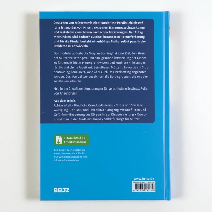 Produktbild Mütter mit Borderline-Persönlichkeitsstörung (Deutsch, Sigrid Buck-Horstkotte, Charlotte Rosenbach, Babette Renneberg, 2022)