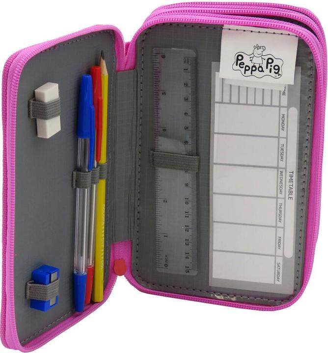Image du produit CyP Brands Pepa Pig trousse à crayons à trois compartiments