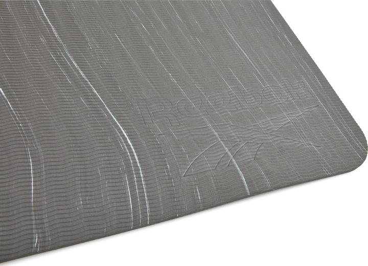 Actual product image Reebok Camo yoga mat, 5mm, blue/black (5 mm)