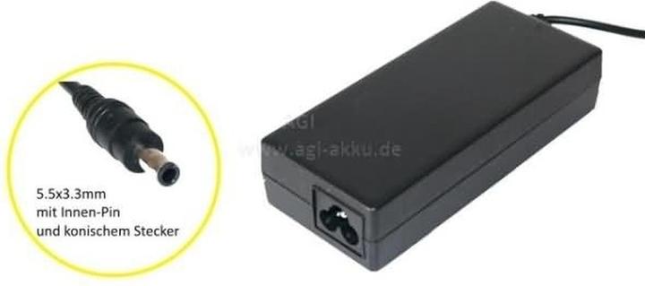 Produktbild AGI 6643 - Notebook - Indoor - 100-240 V - Schwarz - R580-HAWK - 122 mm (90 W)