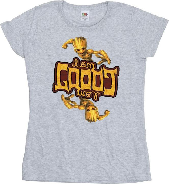 Image du produit - T-shirt GUARDIANS OF THE GALAXY GROOT INVERTED GRAIN - Femme (S)
