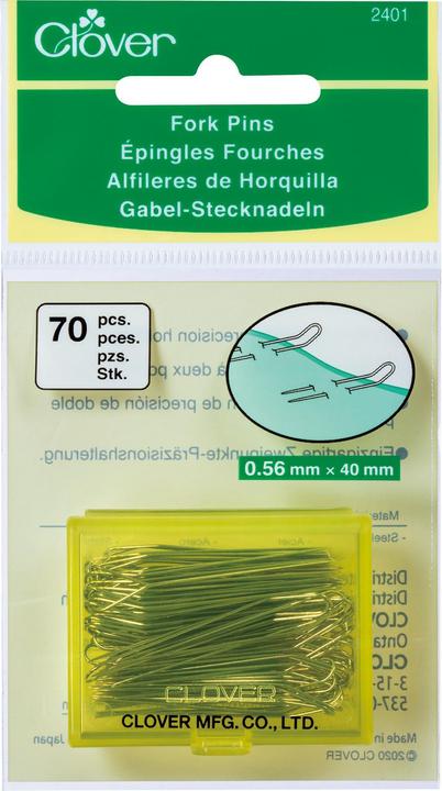 Actual product image Clover Fork pins, 70 pcs, 0.56 x 40 mm