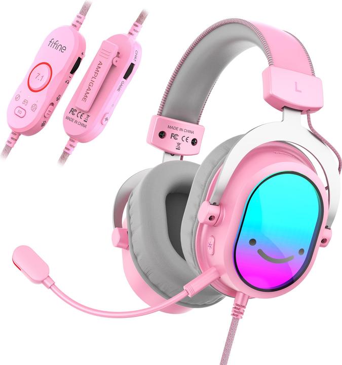 Fifine H16P Gaming-Headset USB kabelgebunden mit LED (Cable)