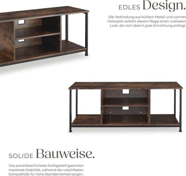 Image du produit tectake TV-Regal (120 x 40 x 50.5 cm)