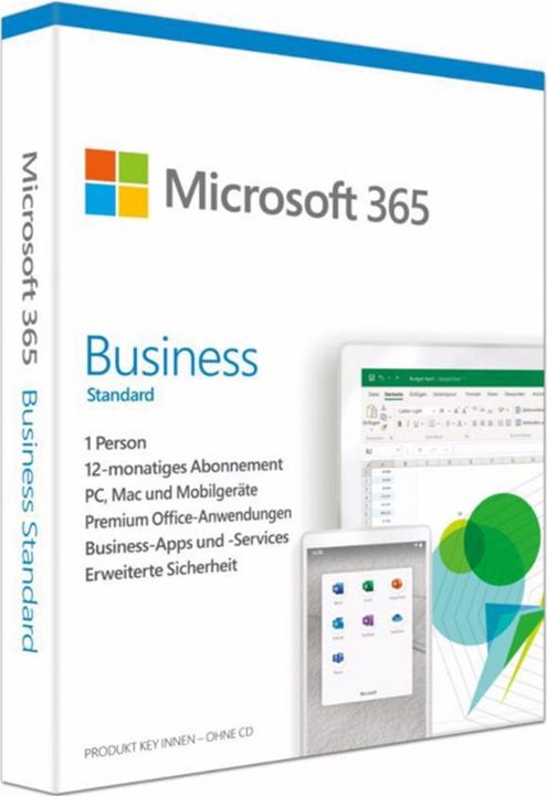 Produktbild Microsoft 365 Business Standard (1 User, 12 Monate)