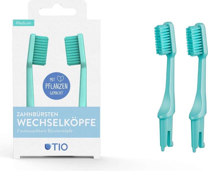 Actual product image TIO Tiobrush MEDIUM Refill (Medium, 2 x)