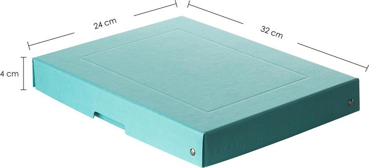 Produktbild Falken PURE Box Pastell A4 40 mm Füllhöhe azurblau (A4)