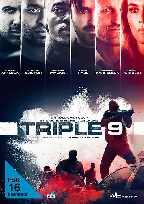 Triple 9 (DVD, 2016, Deutsch, Englisch)