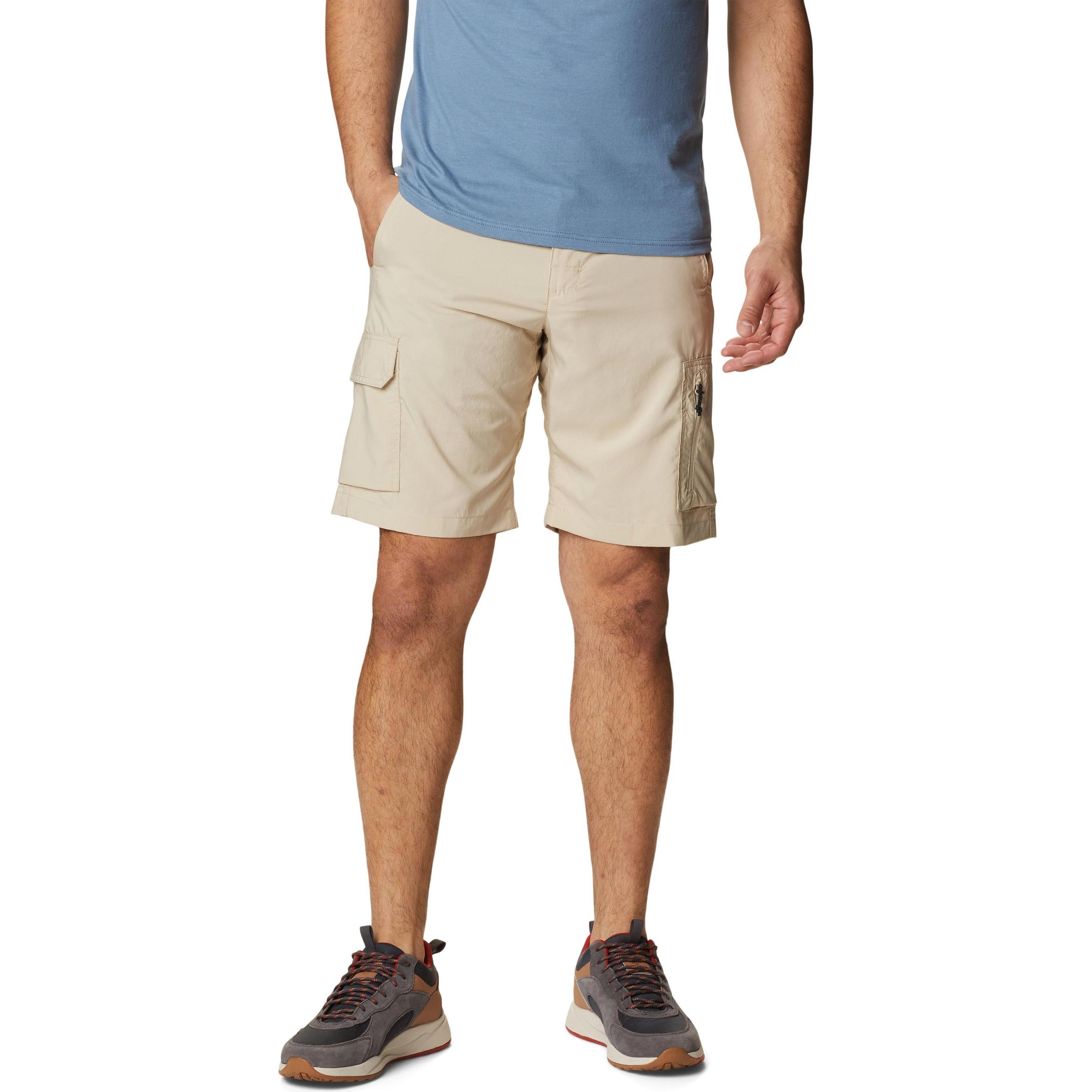 Columbia, Herren, Outdoorhose, Silver Ridge Utility Cargo Short (36), Braun, 36