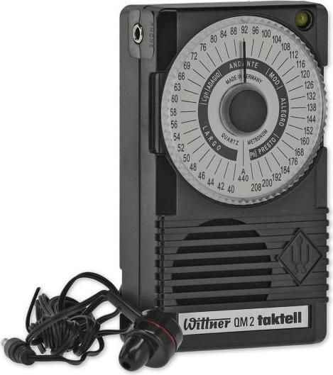 Wittner Metronom QM 2 Taktell Schwarz inklusive Ohrhörer