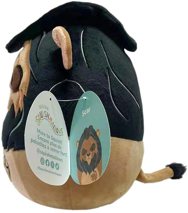 Actual product image Squishmallows The Lion King Scar, 20cm (Disney Lion King) (20 cm)