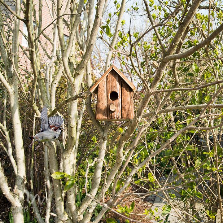 Actual product image Gardigo Nesting box and birdhouse with perch for finches and tits, set of 2