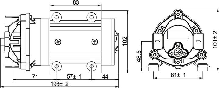 Actual product image Naturewater Booster pump 50 GPD (Booster pump)