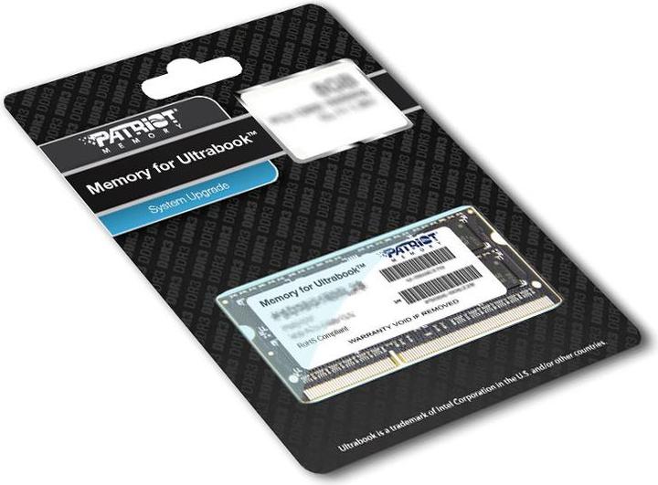 Produktbild Patriot Memory for Ultrabook (1 x 4GB, 1600 MHz, DDR3L-RAM, SO-DIMM)