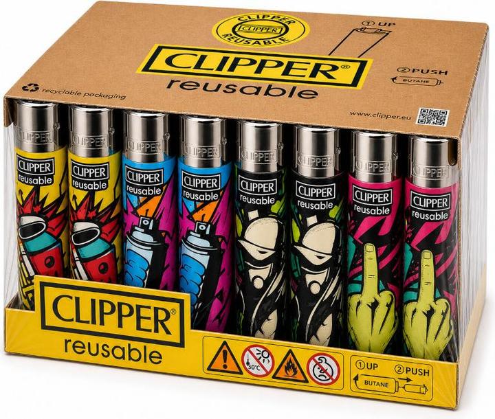Produktbild Clipper Graffiti Feuerzeug
