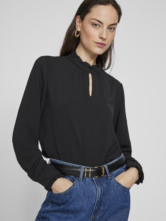 Produktbild Vila High Neck Oberteil mit langen Ärmeln (38)