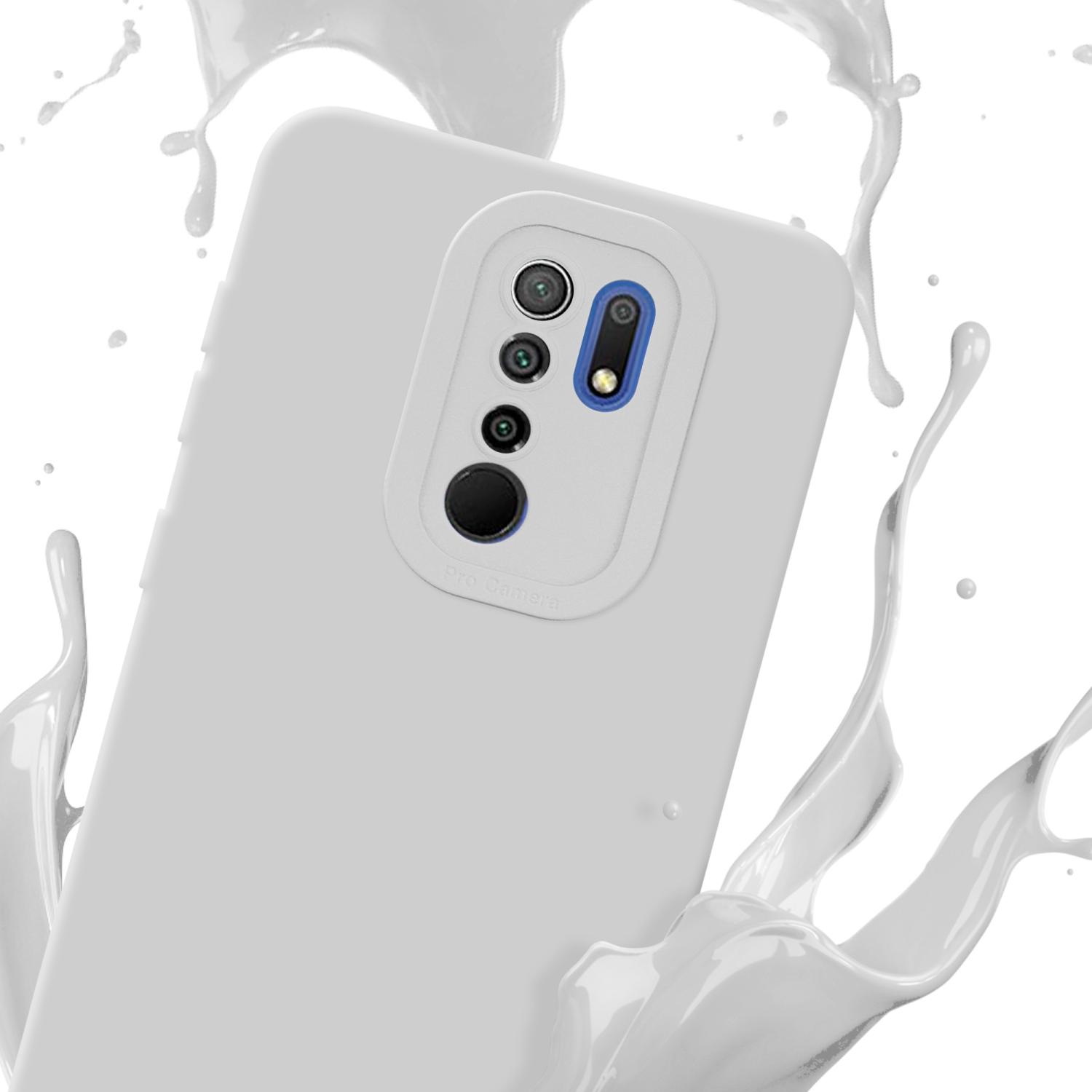 Thumbnail - Cadorabo Hülle für Xiaomi RedMi 9 im TPU Fluid LM162 Style (Xiaomi Redmi 9), Smartphone Hülle, Weiss