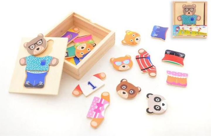 Actual product image C+P Dress-up bear 18pcs.