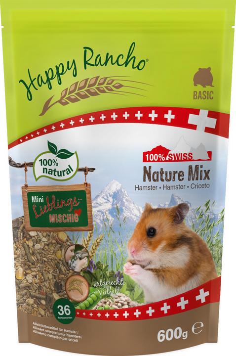 Produktbild Happy Rancho Swiss Nature Mix Hamster (0.60 kg, 1 x)