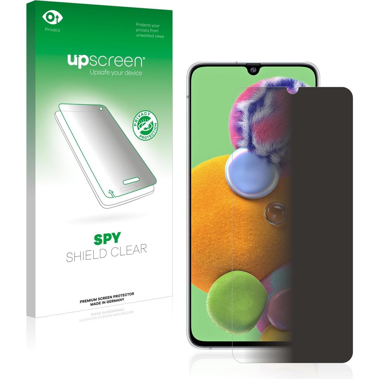 upscreen Spy Shield Blickschutzfolie (1 Stück, Samsung Galaxy A90 5G), Smartphone Schutzfolie, Blau