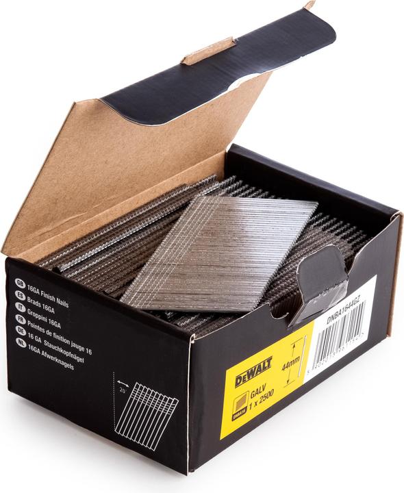 Produktbild DeWalt StauchkopfNägel 16A | PCK(2500)STAUCHK.NÄG.VZ 1,6X50