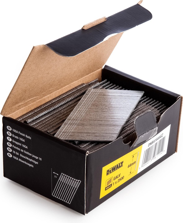 Immagine prodotto DeWalt Chiodi a testa invertita 16A | PCK(2500)STAUCHK.NÄG.VZ 1,6X50