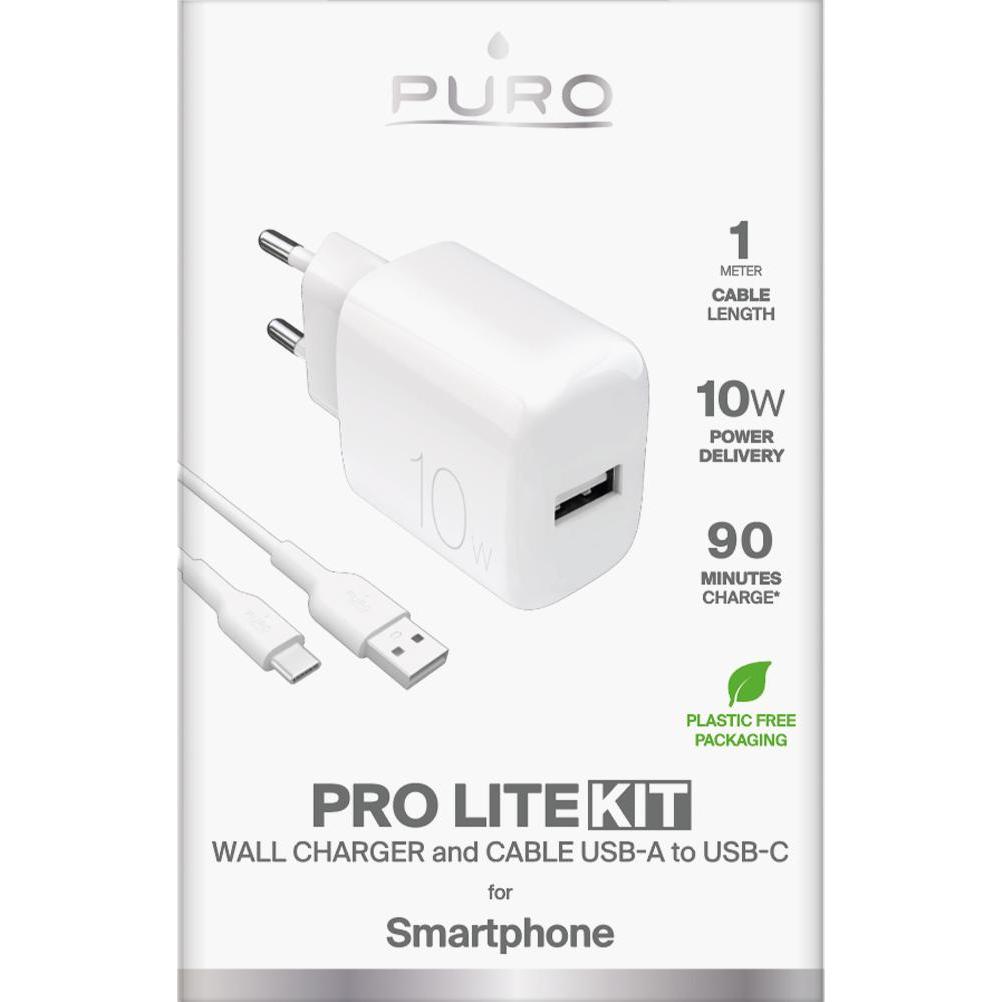 Thumbnail - Puro Ladegerät, USB Ladegerät, Weiss
